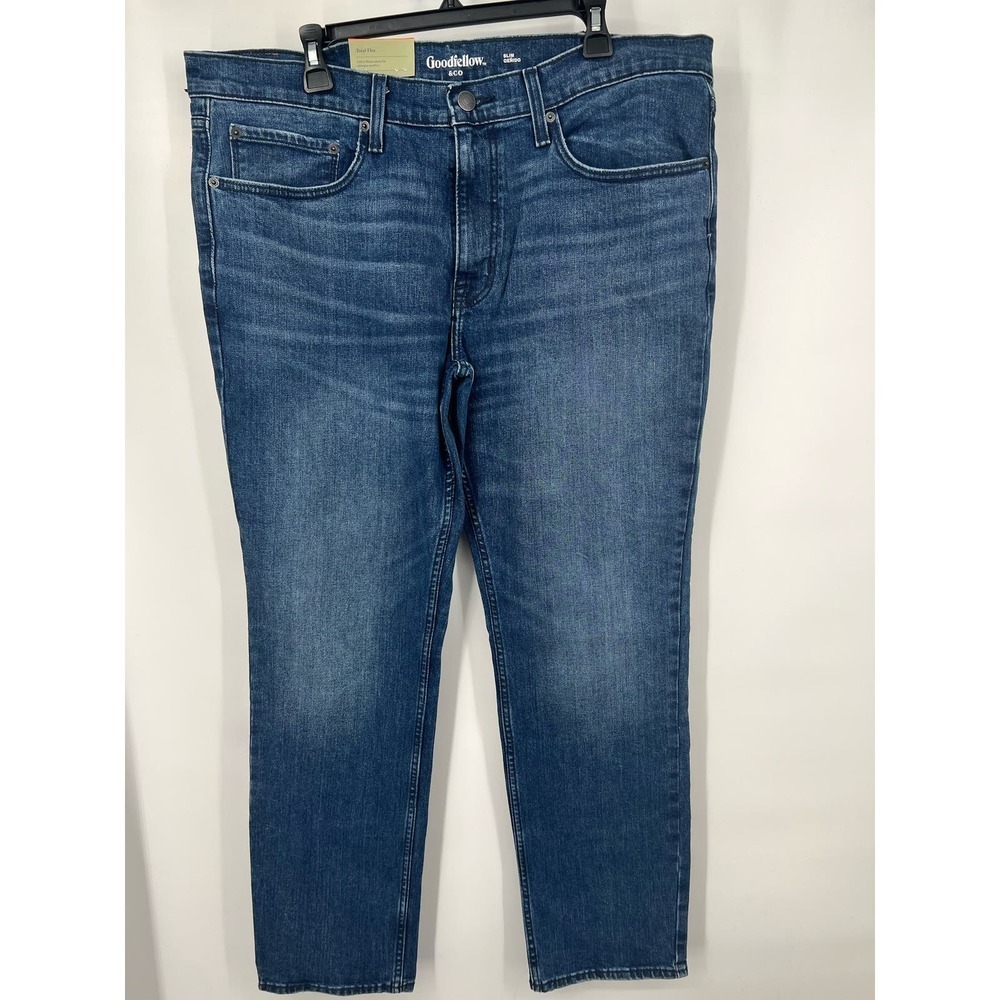 Goodfellow & Co Men's Plus Size Blue Slim 40X32